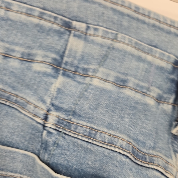 We The Free Blue Flare Wide Leg Jeans Classic Style - Picture 8 of 16